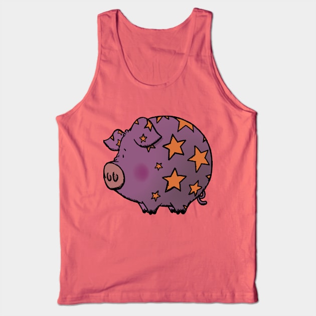 Peter The Magic Pig Tank Top by mangulica